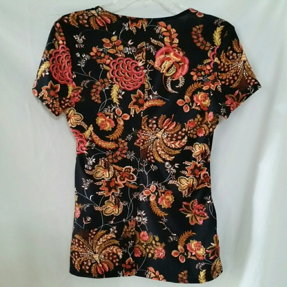 Beautiful Kim Rogers Floral Top EUC - Picture 4 of 5